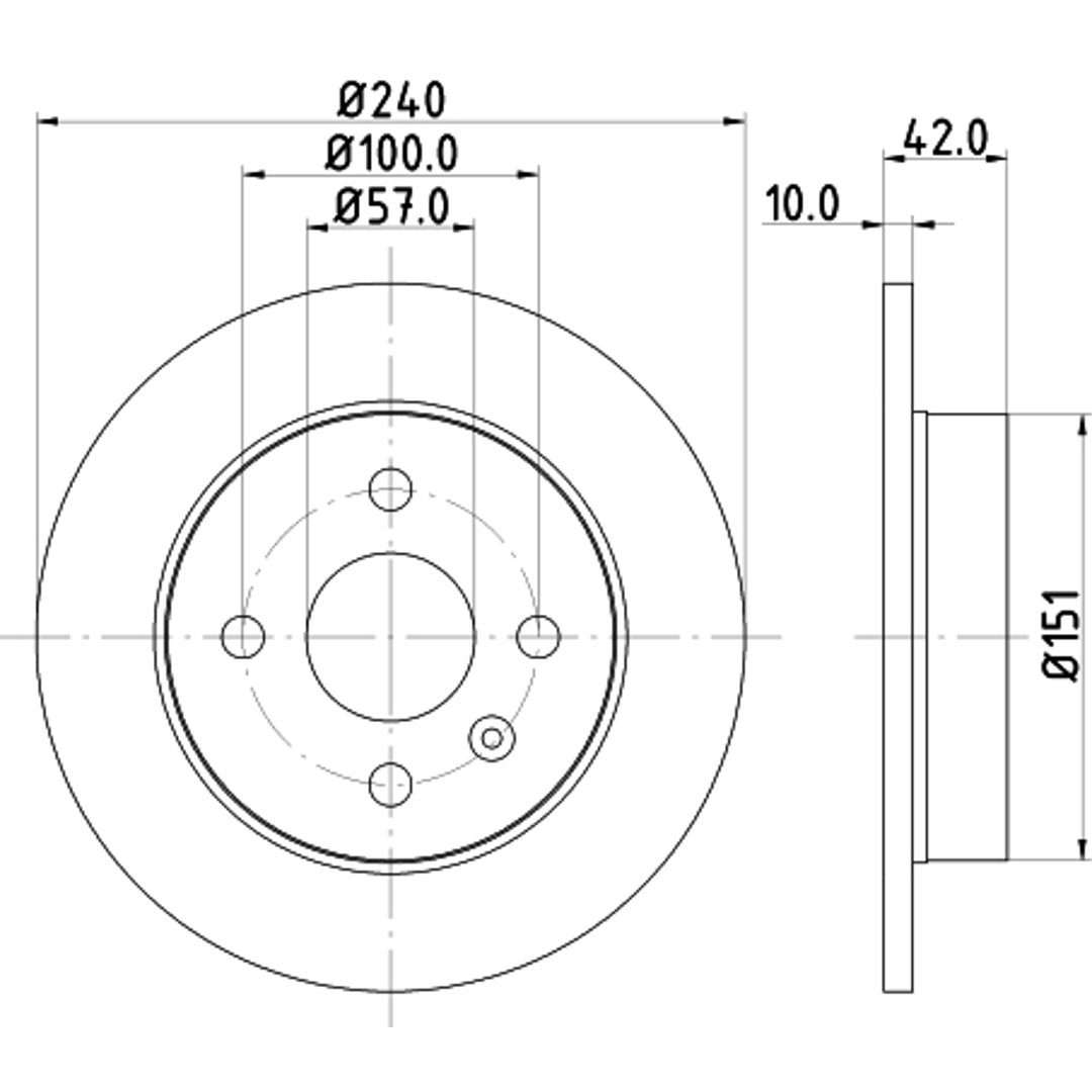 HELLA PAGID Tarcza hamulcowa PAGID 8DD355106-091