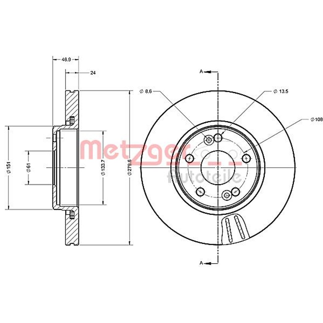 METZGER - (WERNER METZGER GMBH) METZGER - (WERNER METZGER GMBH) 6110600 6110600