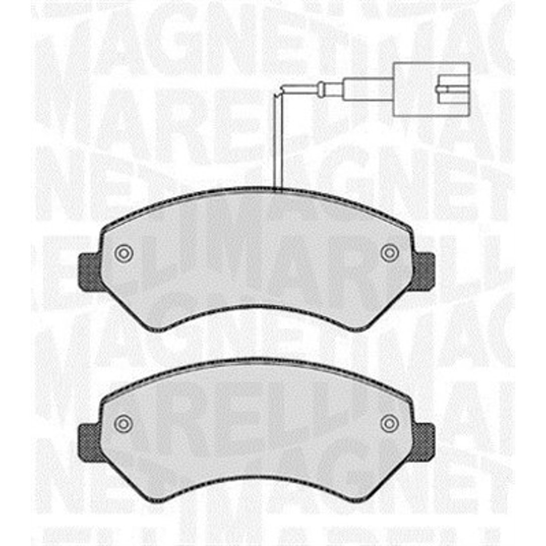 Klocki hamulcowe MAGNETI MARELLI 363916060190