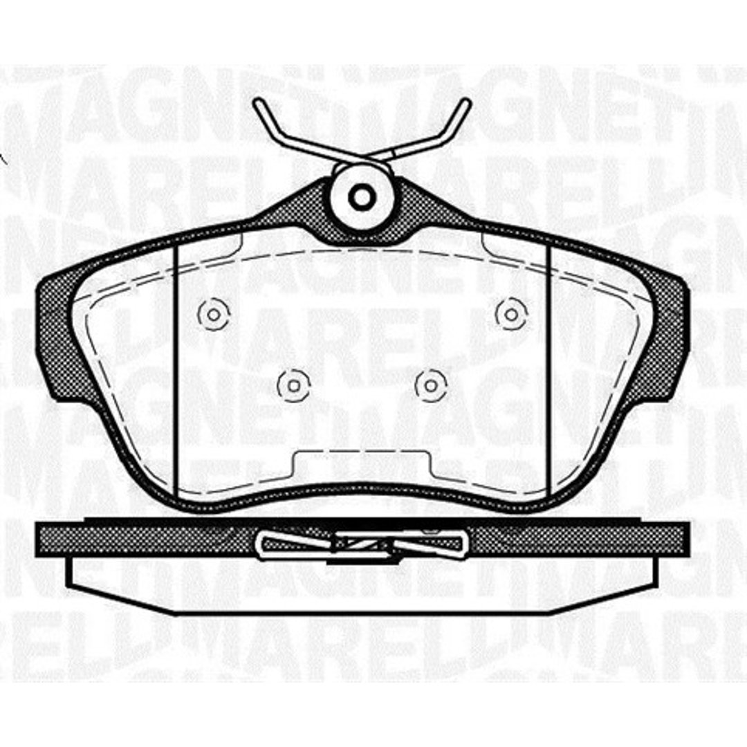 Magneti Marelli Klocki hamulcowe 363916060194 363916060194