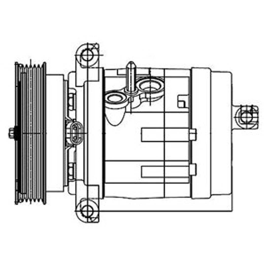 Kompresor klimatyzacji DELPHI TSP0155984