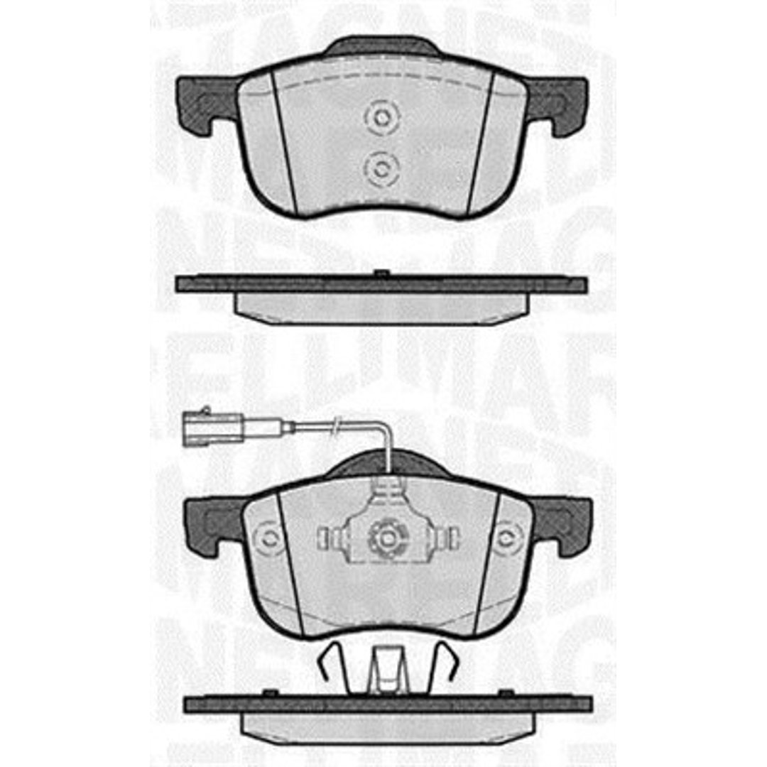 Klocki hamulcowe - komplet MAGNETI MARELLI 363916060128