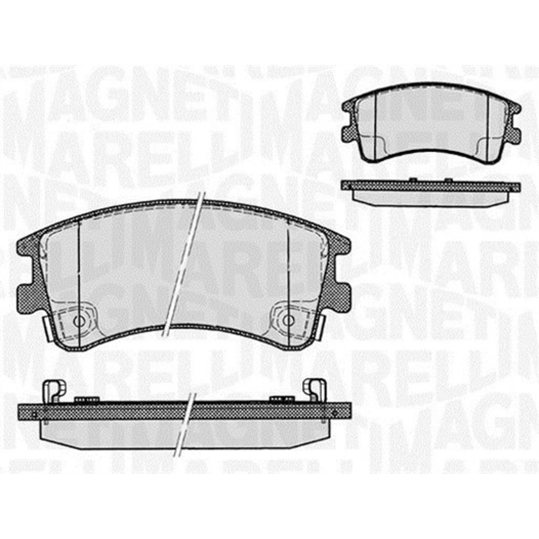 Klocki hamulcowe MAGNETI MARELLI 363916060295