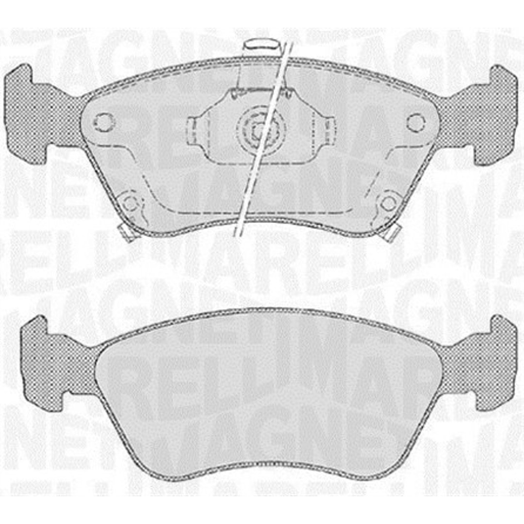 Klocki hamulcowe - komplet MAGNETI MARELLI 363916060532