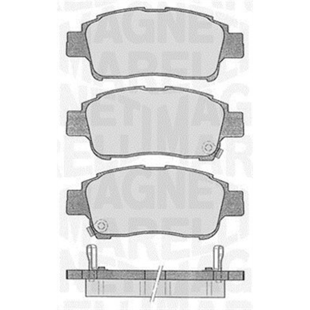 Klocki hamulcowe - komplet MAGNETI MARELLI 363916060533
