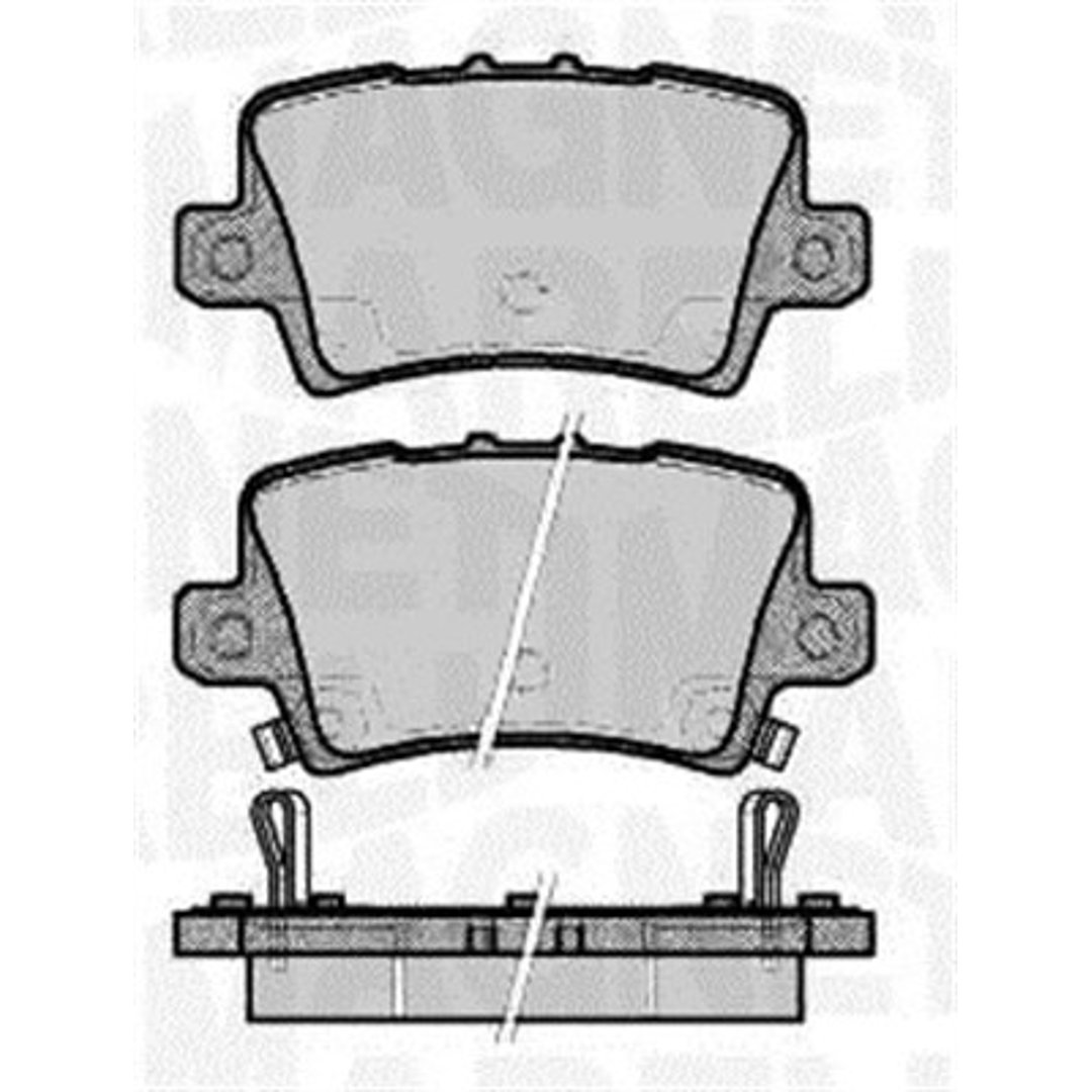 Klocki hamulcowe - komplet MAGNETI MARELLI 363916060621