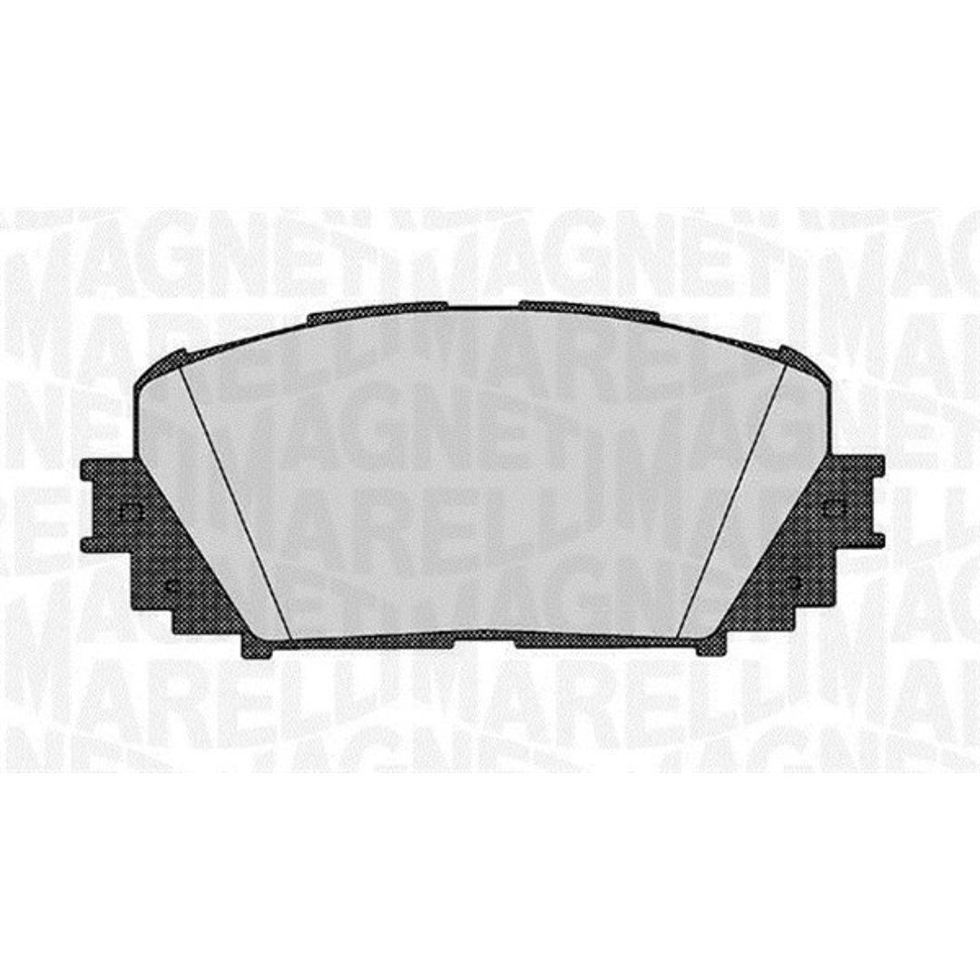 Klocki hamulcowe - komplet MAGNETI MARELLI 363916060627