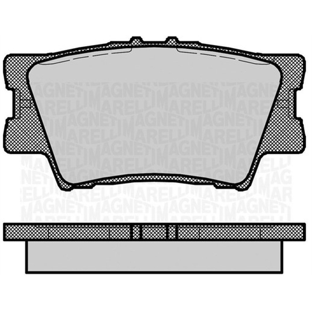 MAGNETI MARELLI 446633180 okładziny hamulcowe 363916060633