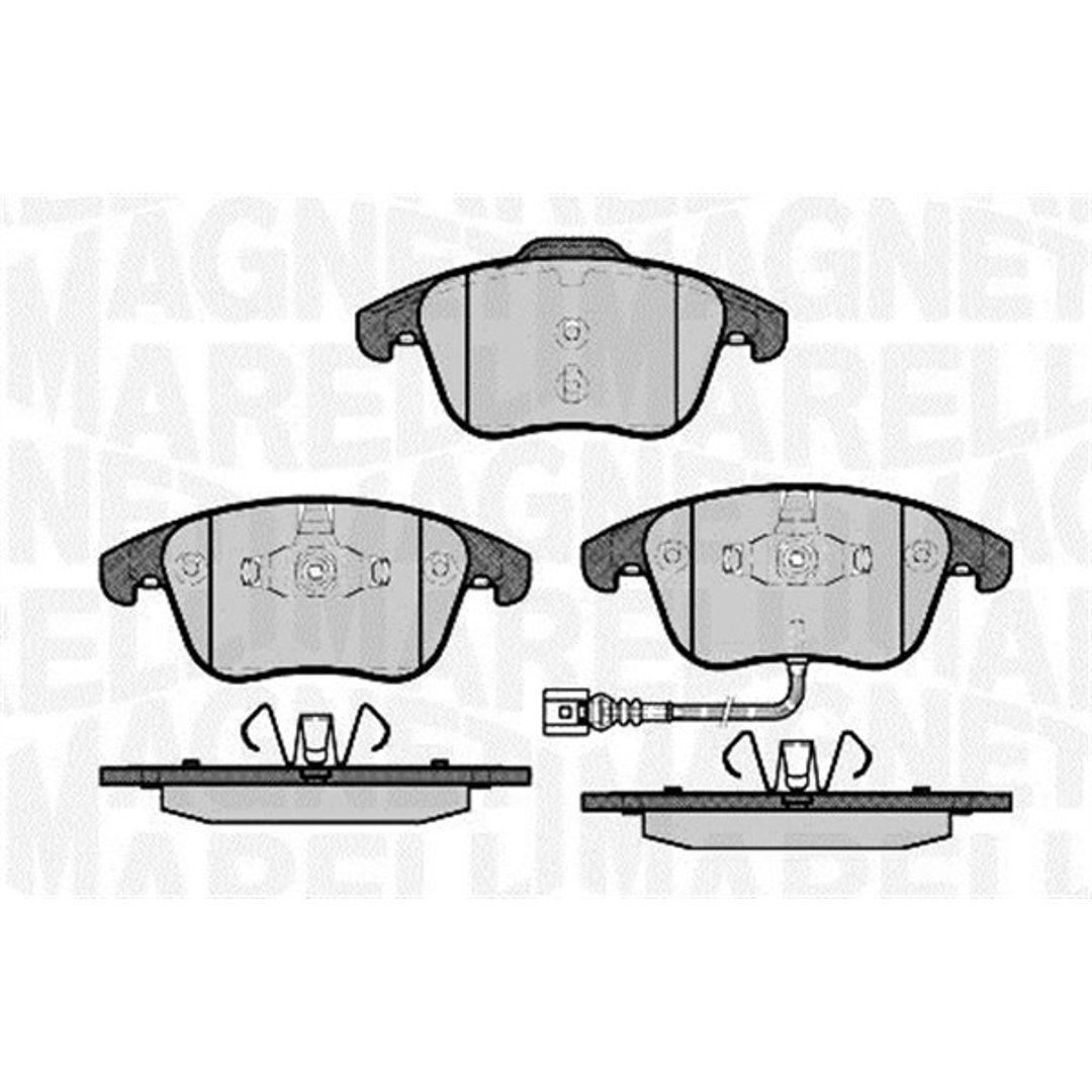 Klocki hamulcowe - komplet MAGNETI MARELLI 363916060659