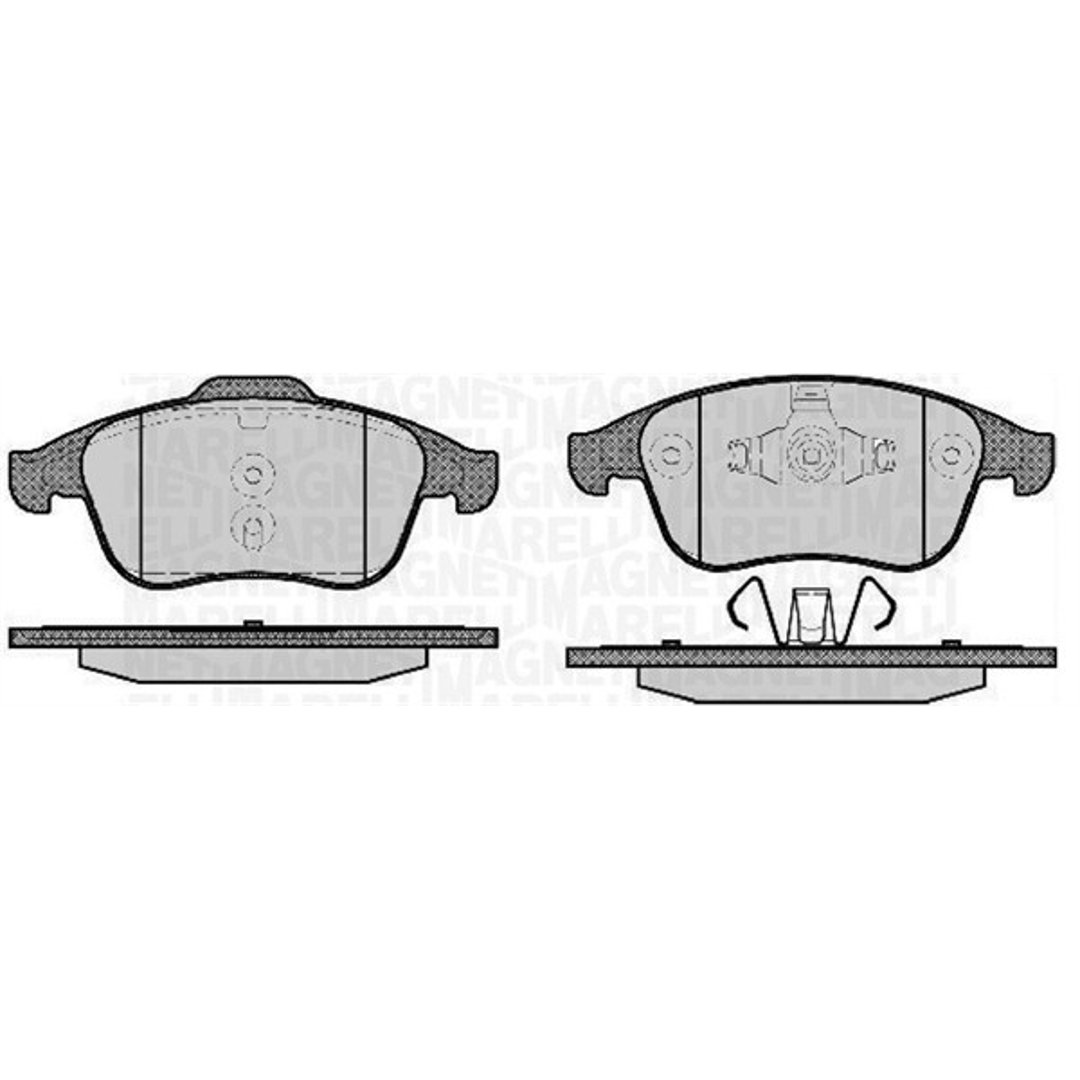 Klocki hamulcowe - komplet MAGNETI MARELLI 363916060672