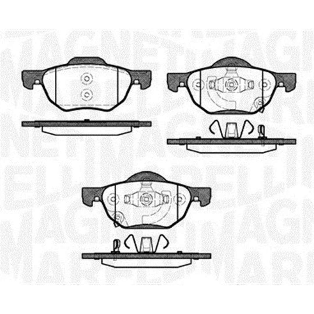 Klocki hamulcowe - komplet MAGNETI MARELLI 363916060691