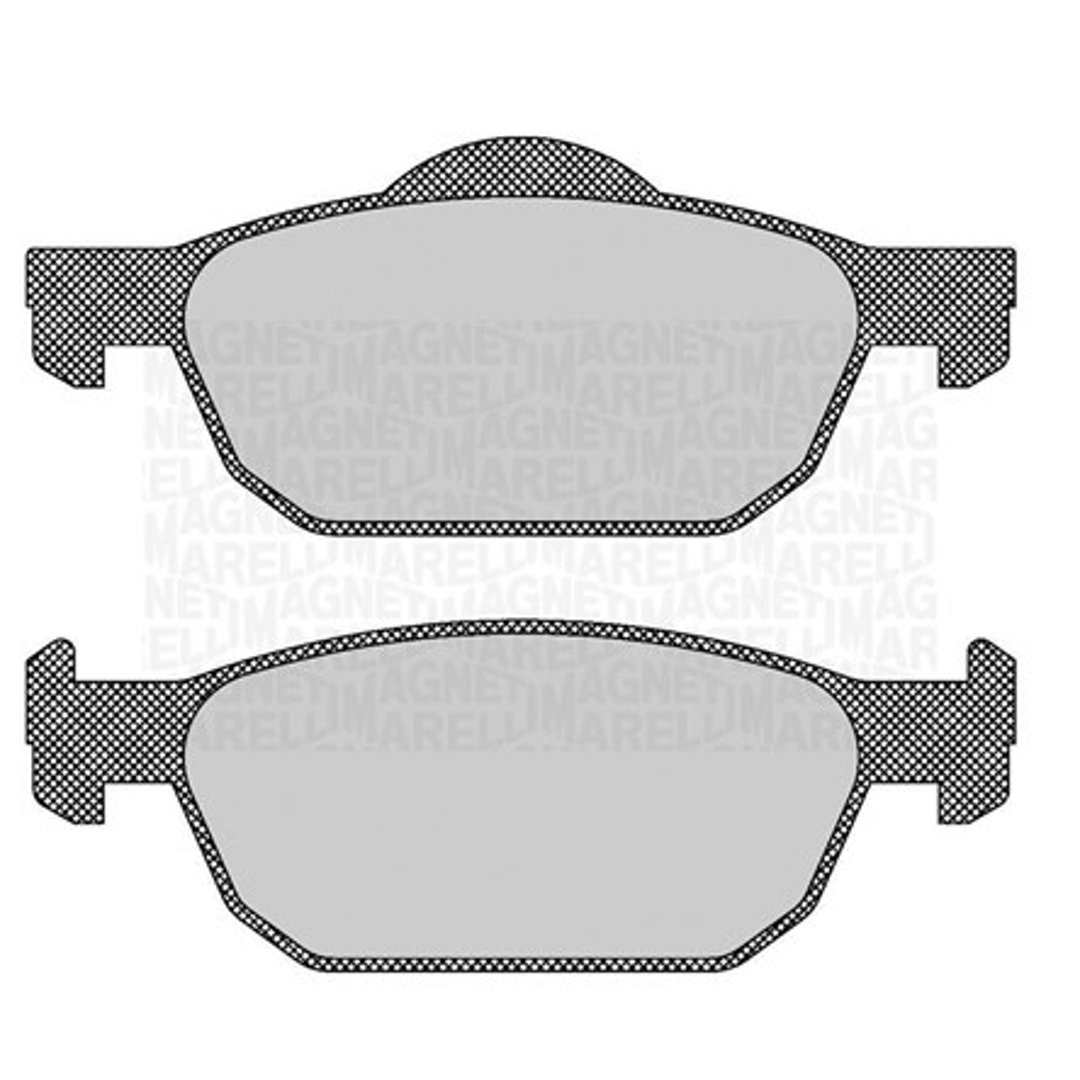 Klocki hamulcowe - komplet MAGNETI MARELLI 363916060706