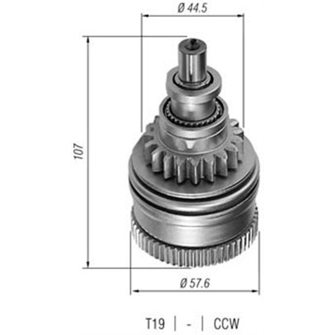 MAGNETI MARELLI Zębnik, rozrusznik MAGNETI MARELLI 940113020228