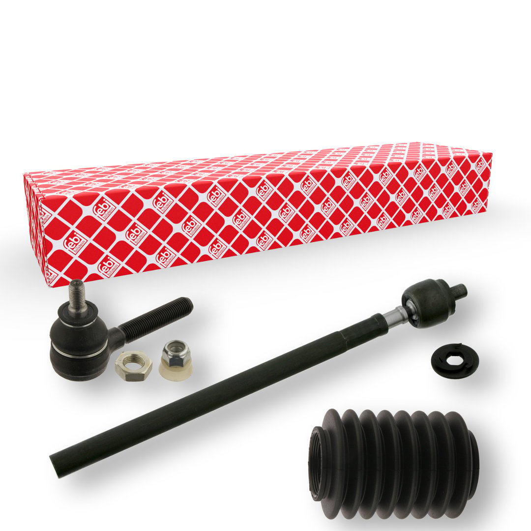 FEBI bilstein bilstein 39294 drążek kierowniczy z zestawem opasek kierownicy, 1 sztuka 39294