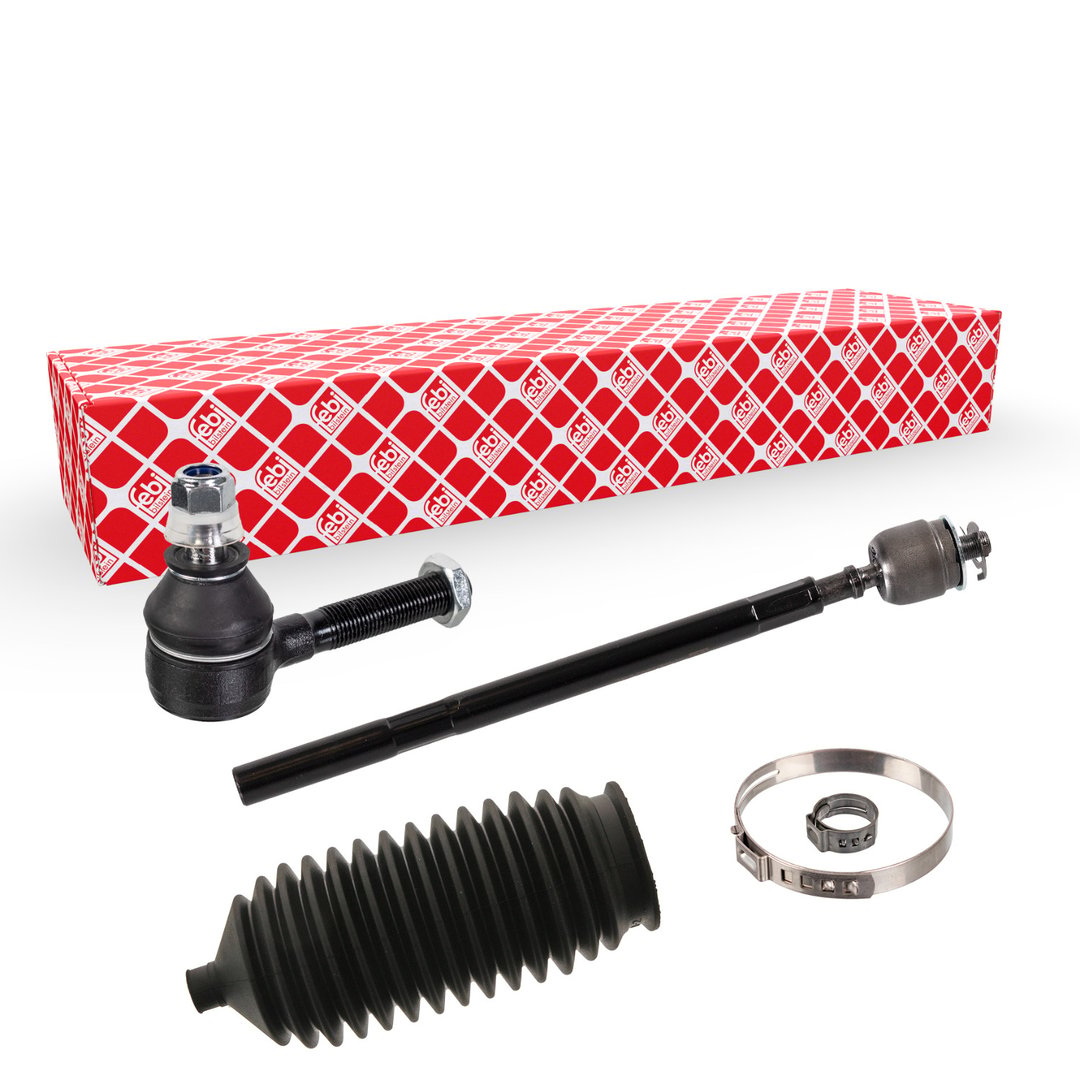 FEBI bilstein bilstein 39295 drążek kierowniczy z zestawem opasek kierownicy, 1 sztuka 39295
