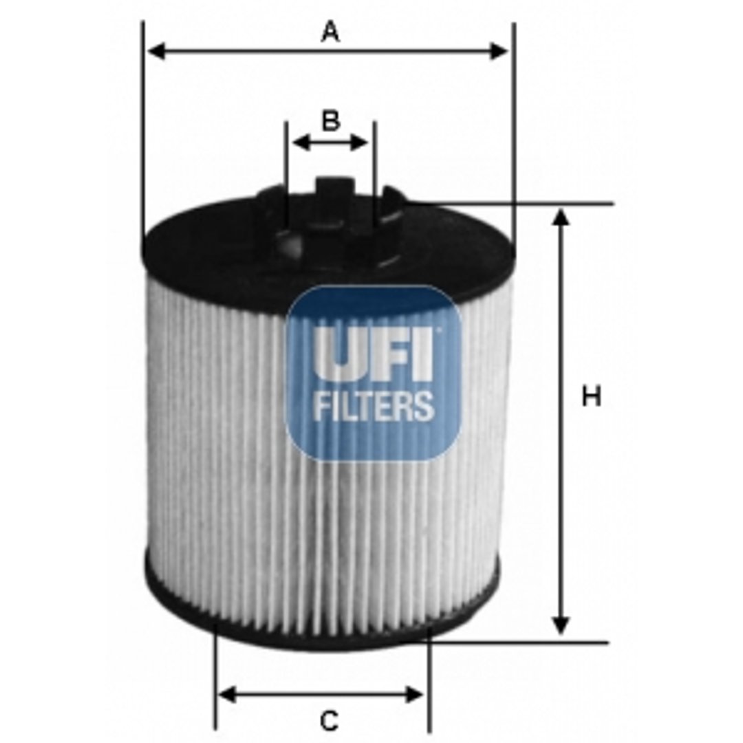 Filtr oleju UFI Filtry 25.199.00
