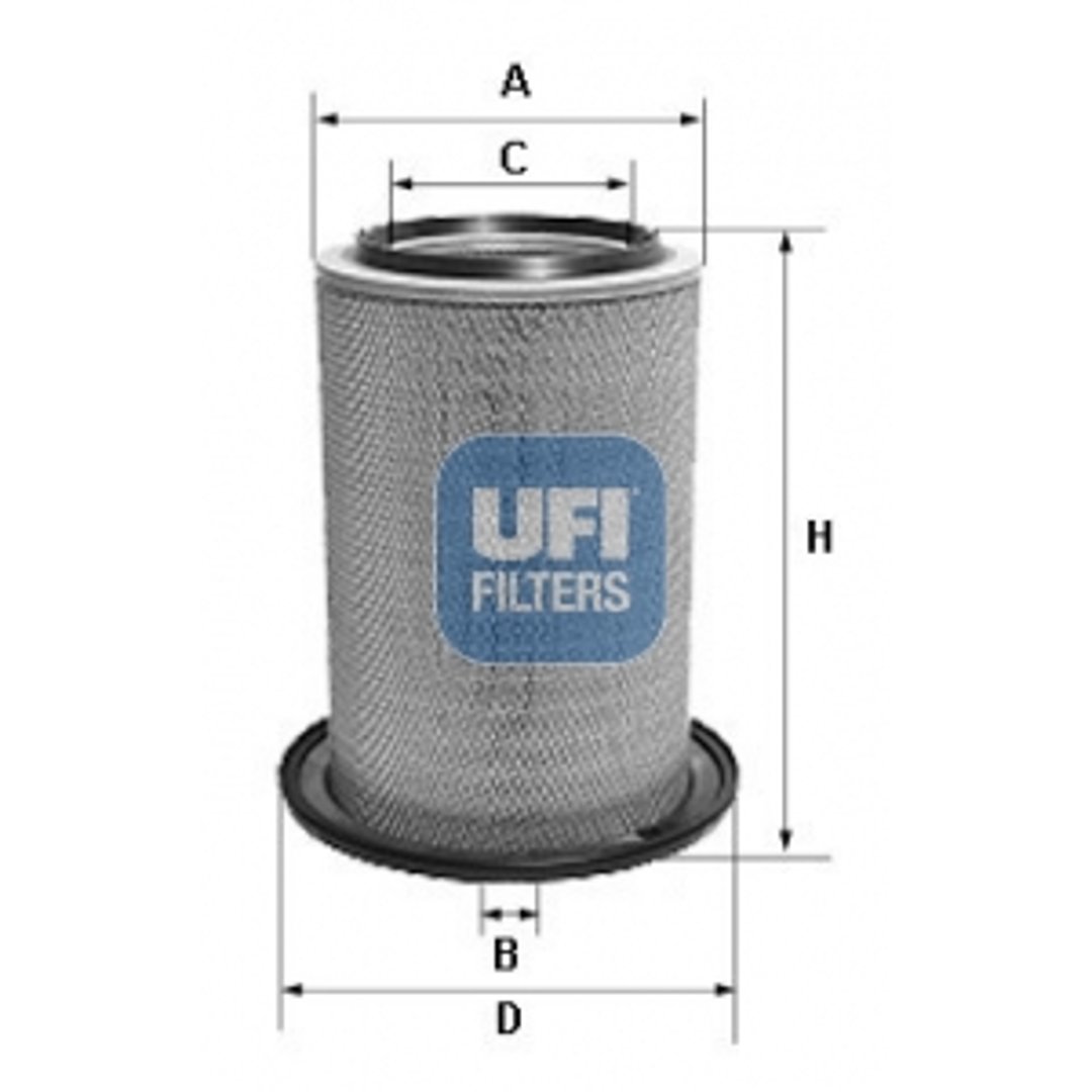 Filtr powietrza UFI 27.609.00
