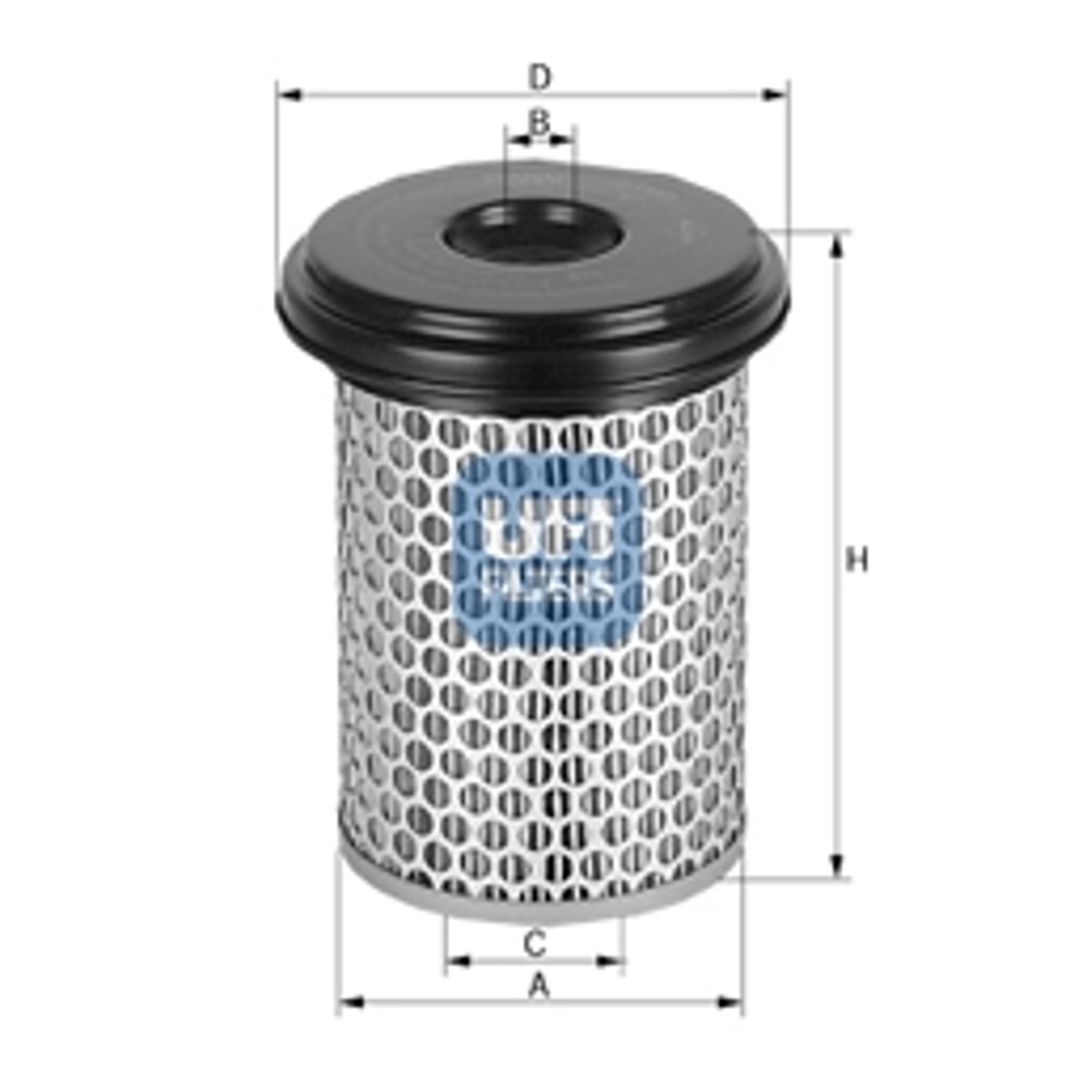 Filtr powietrza UFI 27.889.00