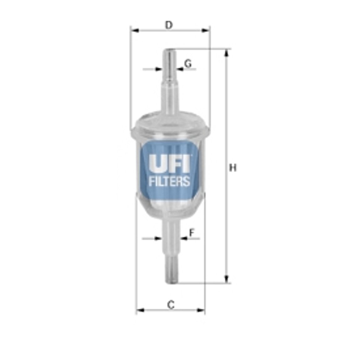 Filtr paliwa UFI 31.012.00