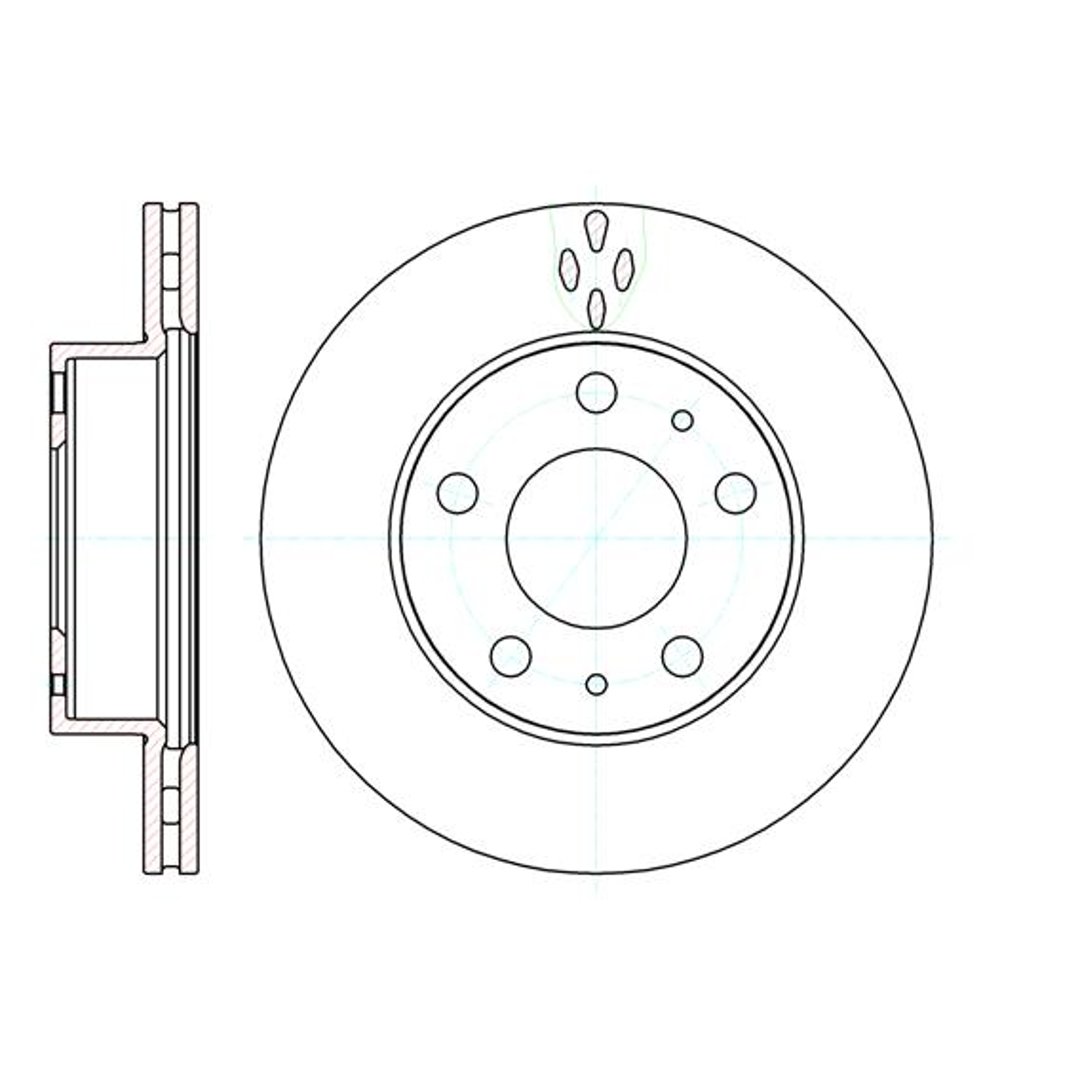 Tarcza hamulcowa REMSA 61204.10