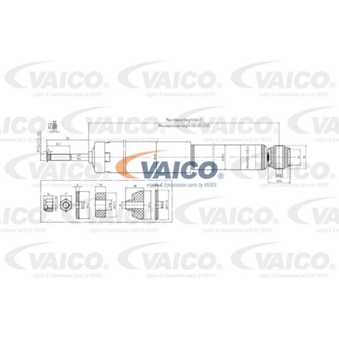 Amortyzator VAICO V40-0689