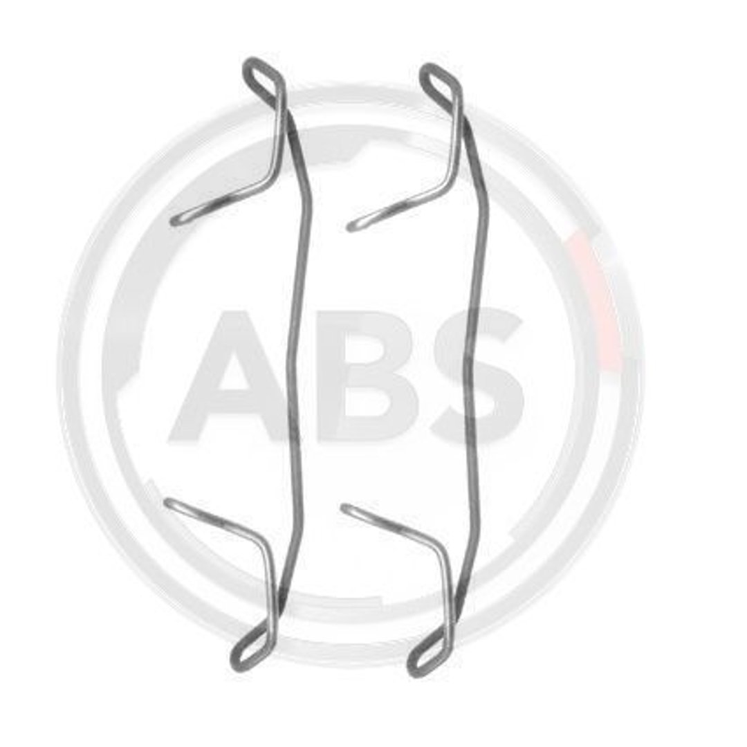 ABS All Brake Systems ABS 1123Q zestaw akcesoriów, okładzina hamulca tarczowego 1123Q