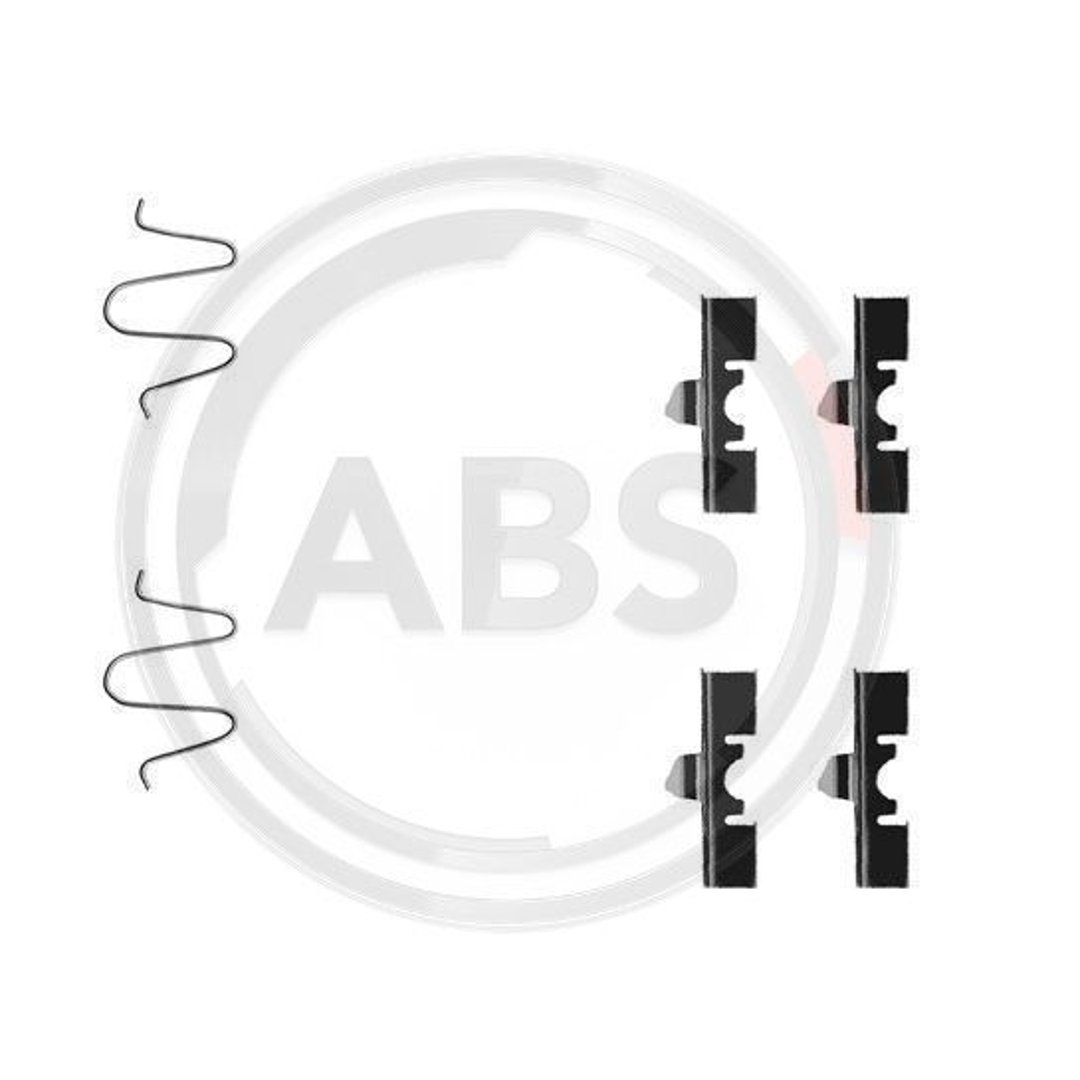 ABS All Brake Systems ABS 1170Q zestaw akcesoriów, okładzina hamulca tarczowego 1170Q