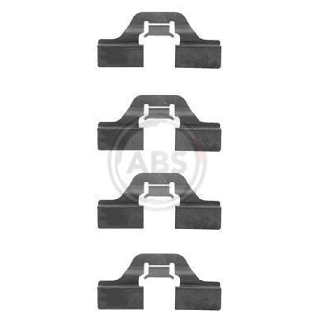 ABS All Brake Systems ABS 1211Q zestaw akcesoriów, okładzina hamulca tarczowego 1211Q