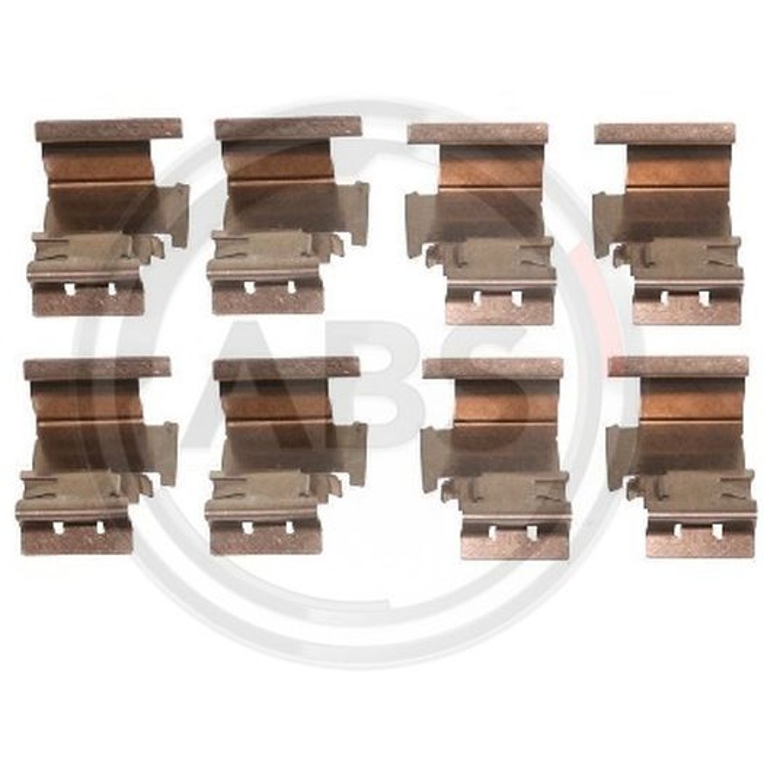 ABS All Brake Systems 1298Q Tarczowe okładziny hamulcowe zestaw akcesoriów 1298Q