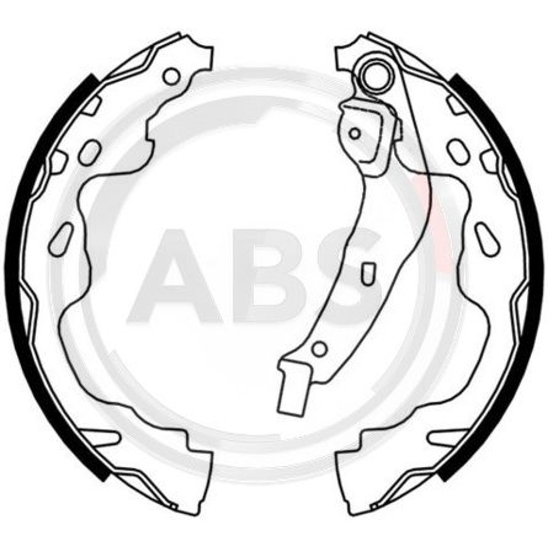 A.B.S. Szczki hamulcowe - komplet 9165