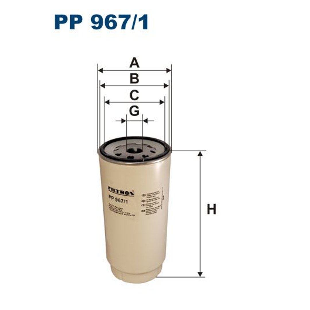Filtr paliwa – Filtron PP967/1