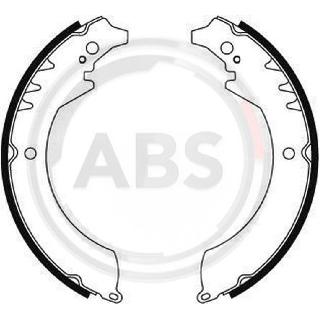 A.B.S. Szczęki hamulcowe A.B.S. 8660 0449587601 8660