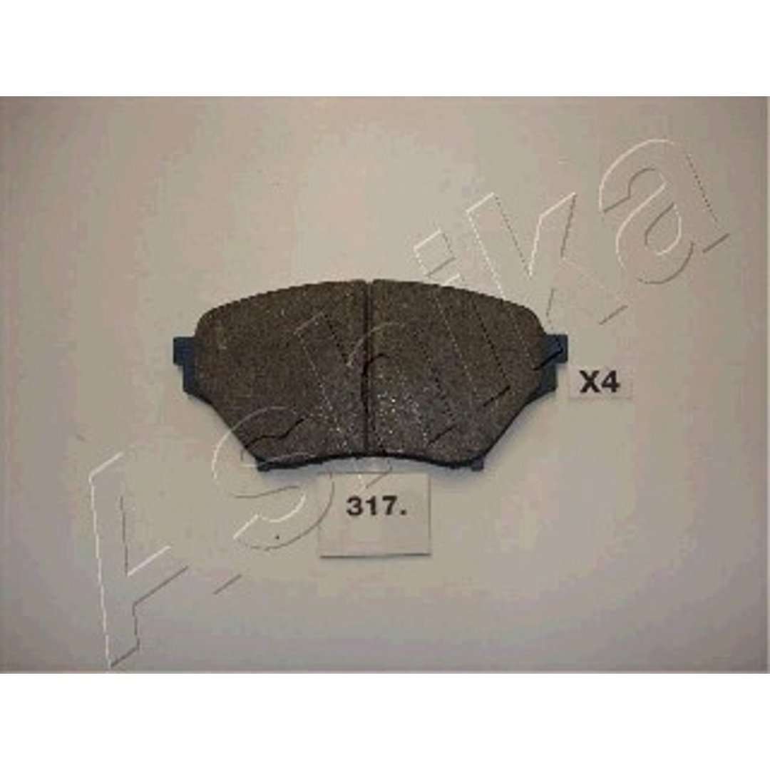 Ashika Zestaw klocków hamulcowych, hamulce tarczowe 50-03-317