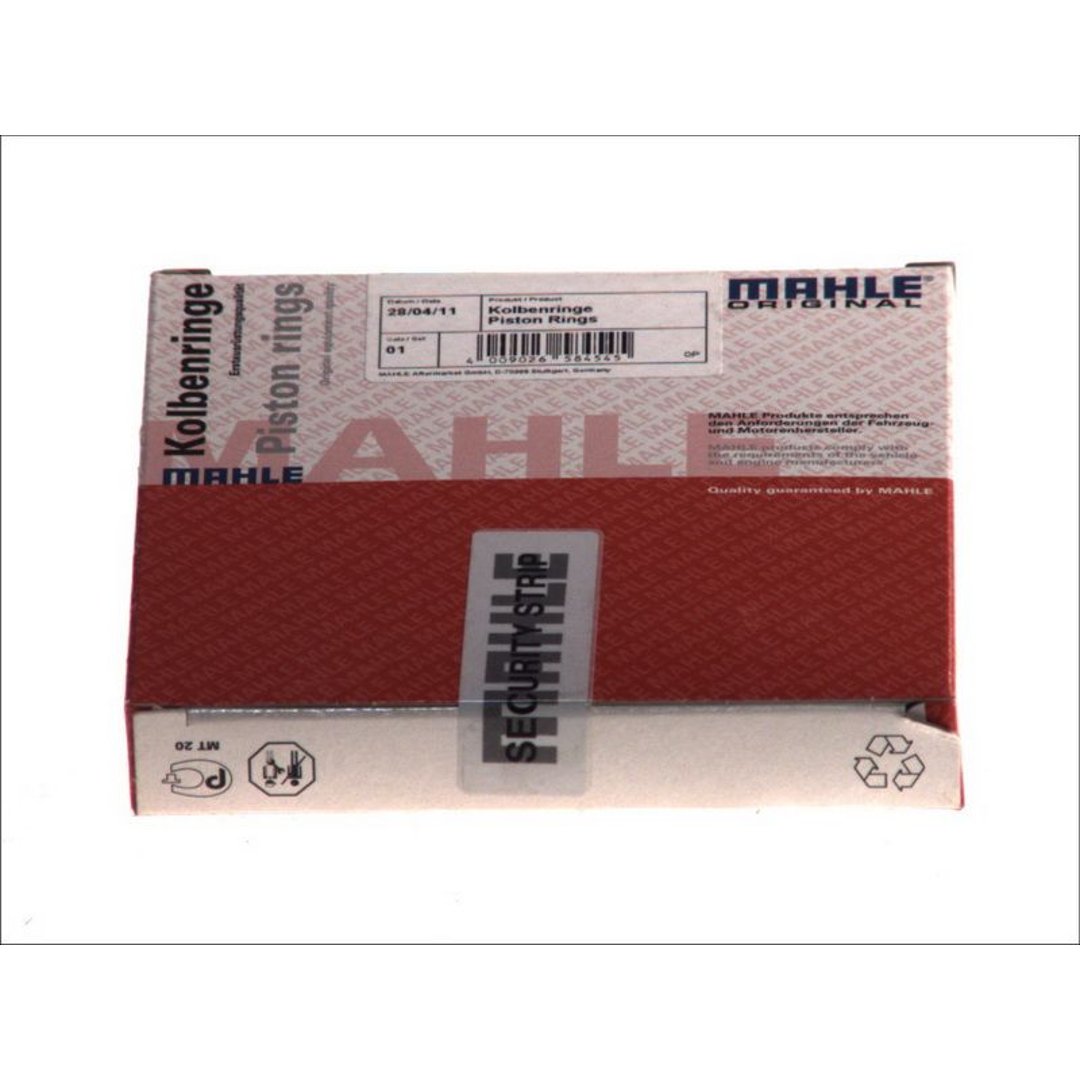 MAHLE PIERŚCIENIE TŁOKA 00970N0 MAHLE 70,80/1,2-1,2-2,5 STD FIAT BRAVA 1,2 16V MAHLE 00970N0