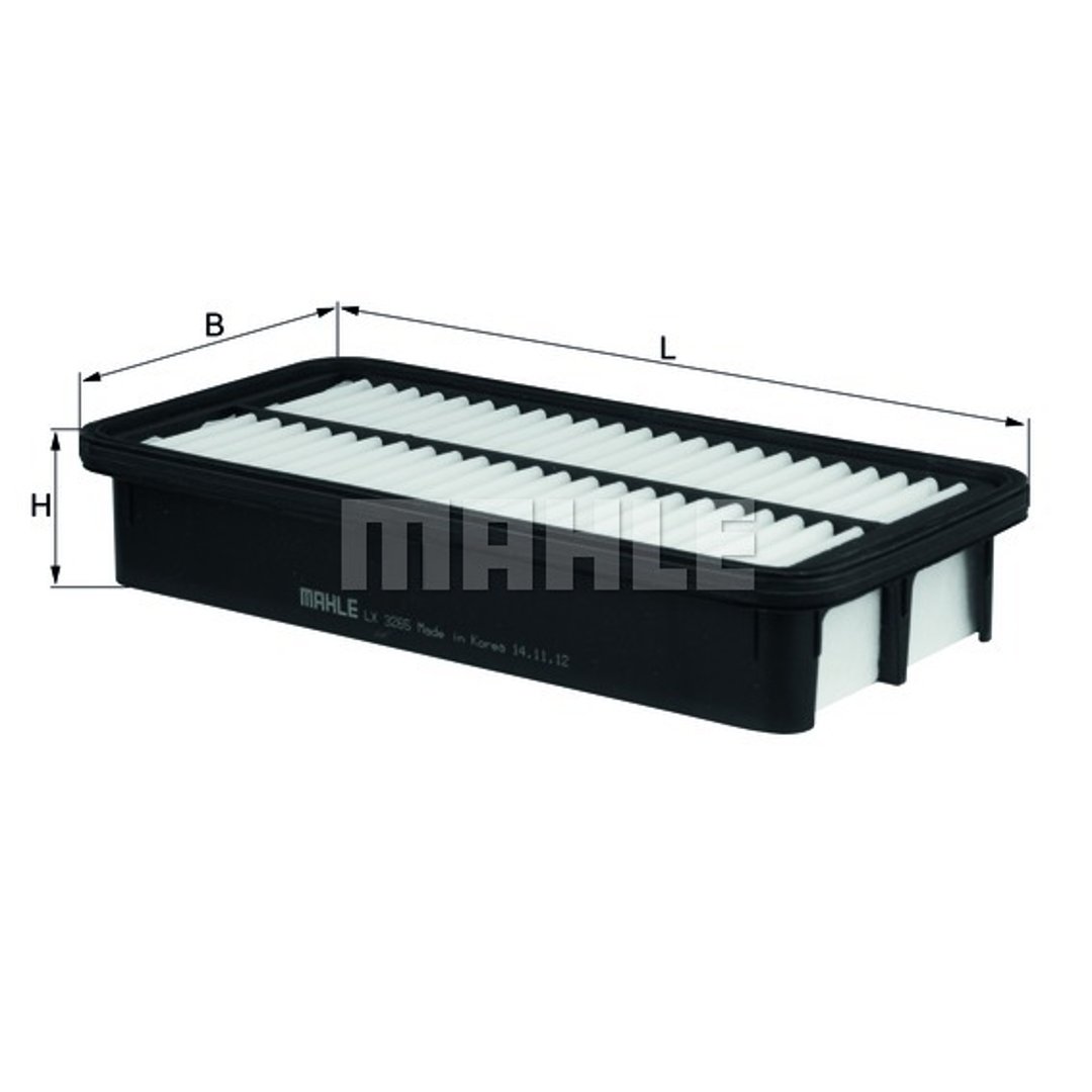 Mahle FILTR POWIETRZA KNECHT LX 3265 HYUNDAI GETZ 1,5CRDI 03 LX 3265