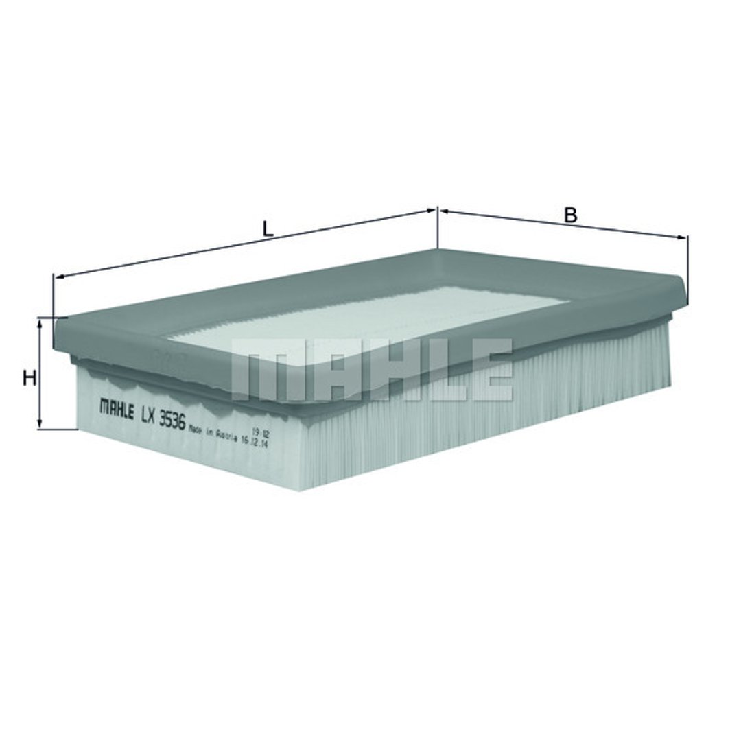 Mahle oryginalnych LX 3536 filtr powietrza LX3536