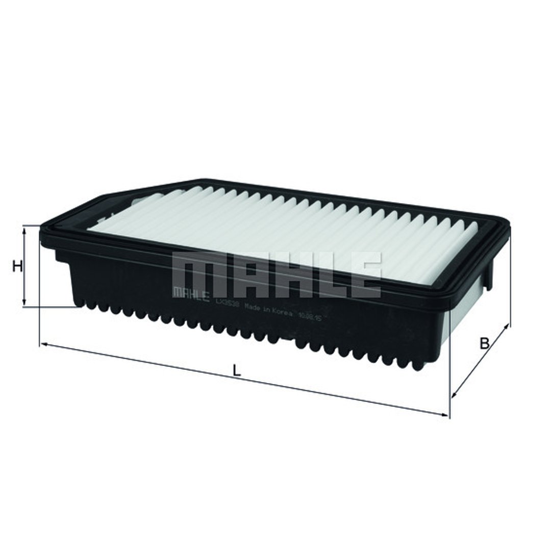 Mahle FILTR POWIETRZA KNECHT LX 3538 HYUNDAI I30 II 12- KIA CEED II 12 LX 3538
