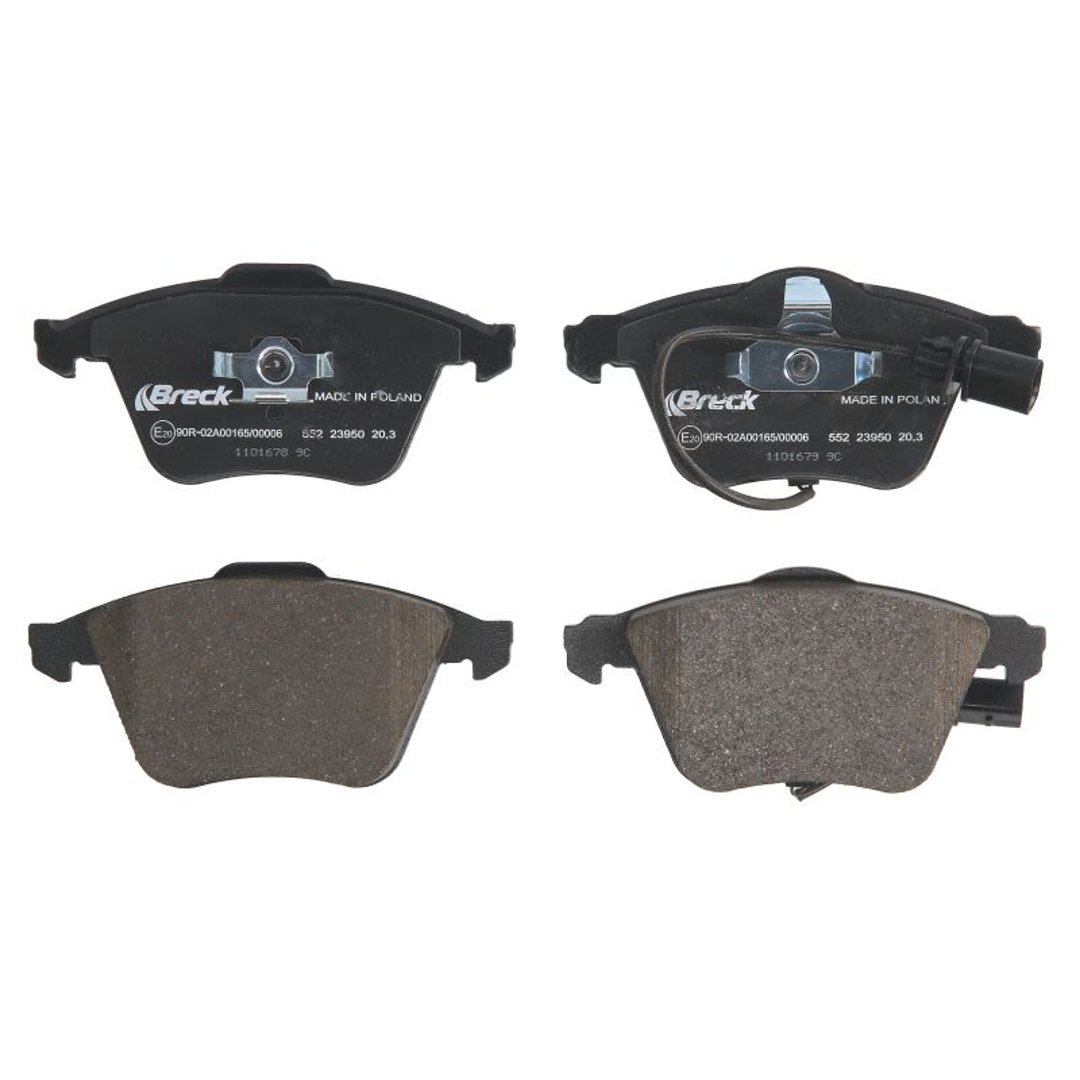 BRECK Zestaw klocków hamulcowych, hamulce tarczowe 23950 00 552 10 23950 00 552 10