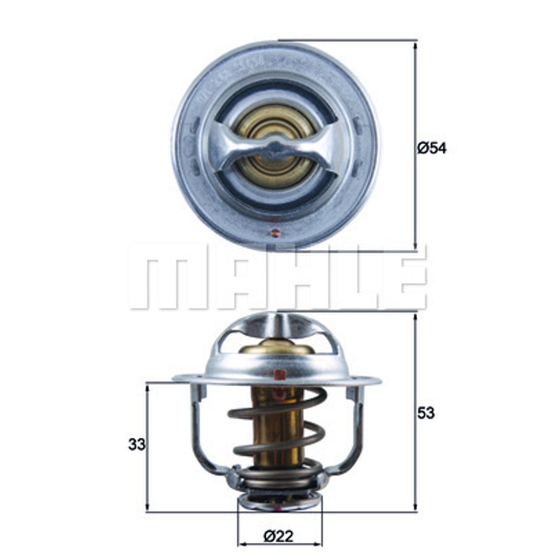 Termostat, płyn chłodzący Mahle TX 179 89D