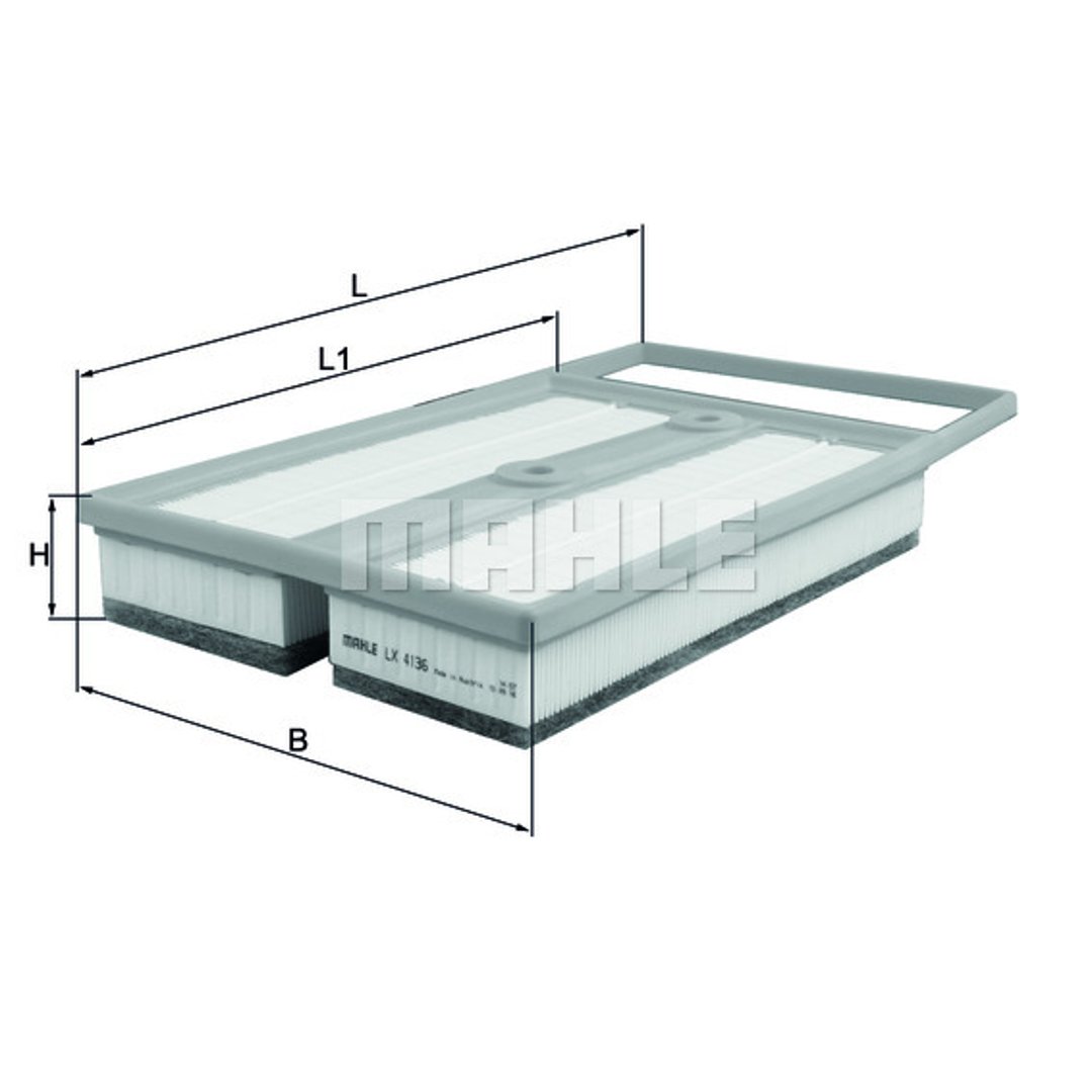 Knecht knecht LX 4136 filtr powietrza LX 4136