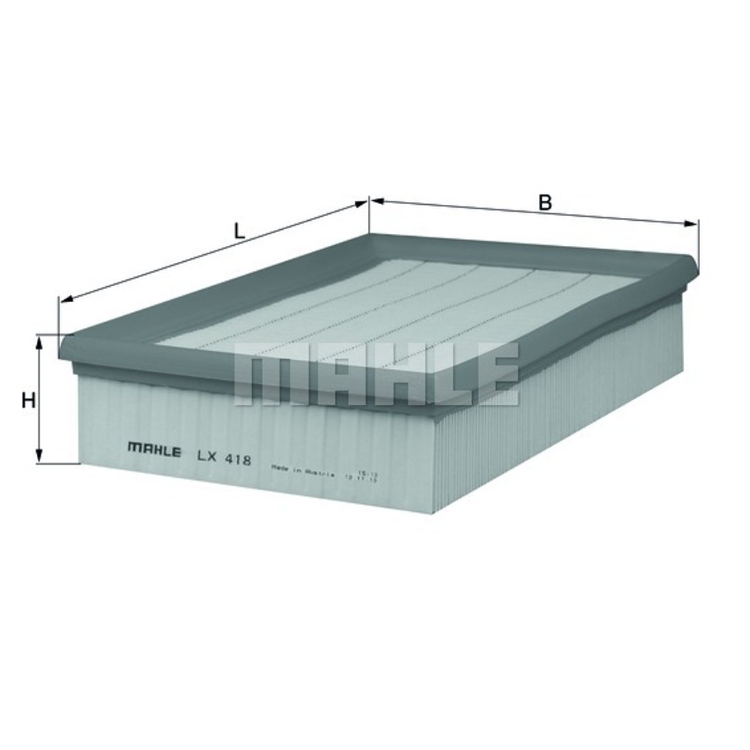 Knecht Filtr powietrza LX 418 LX 418