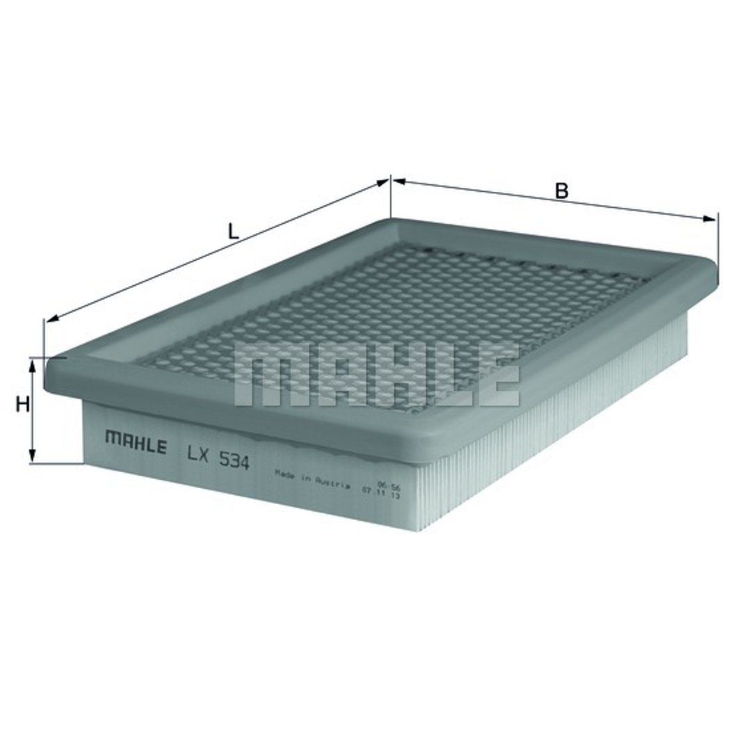 Knecht Filtr powietrza LX 539 LX 539