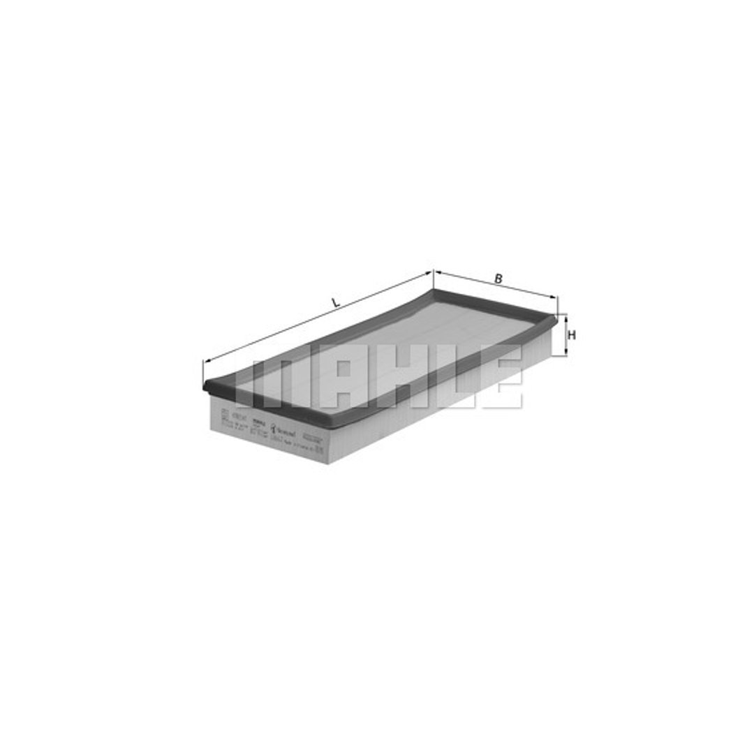 Mahle knecht LX 662 filtr powietrza LX 662