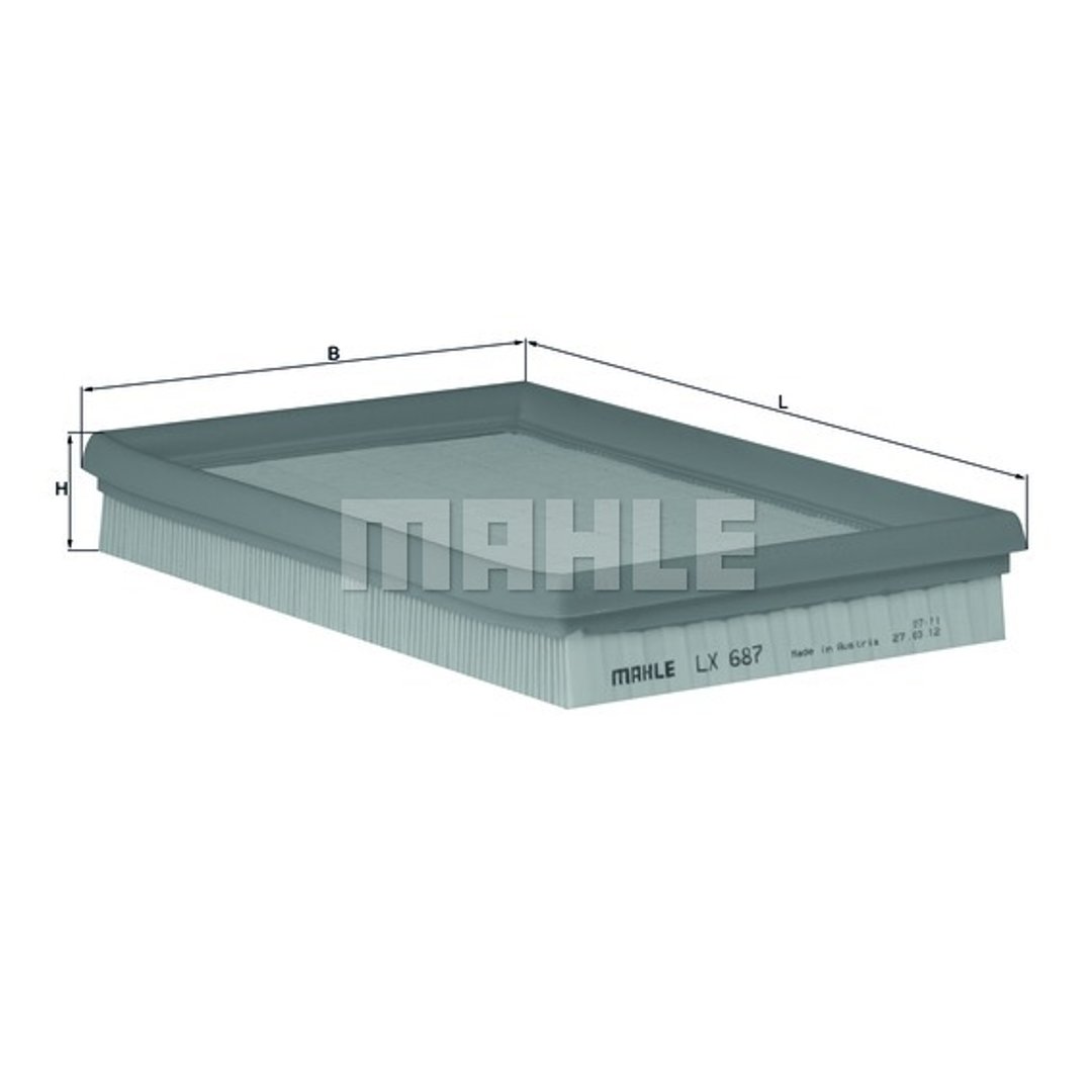 Filtr powietrza Mahle LX 687