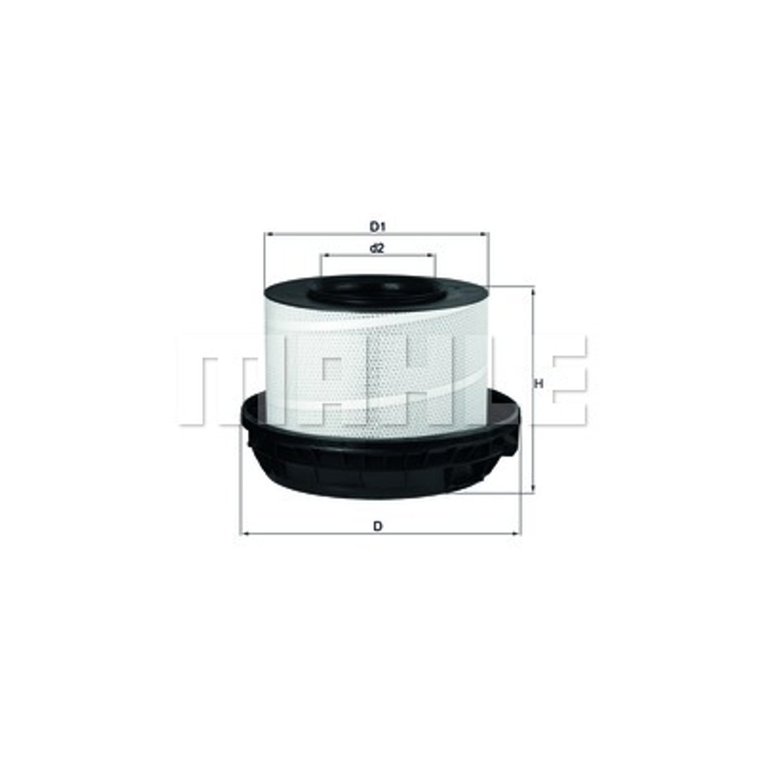 Mahle knecht LX 814/1 filtr powietrza LX 814/1