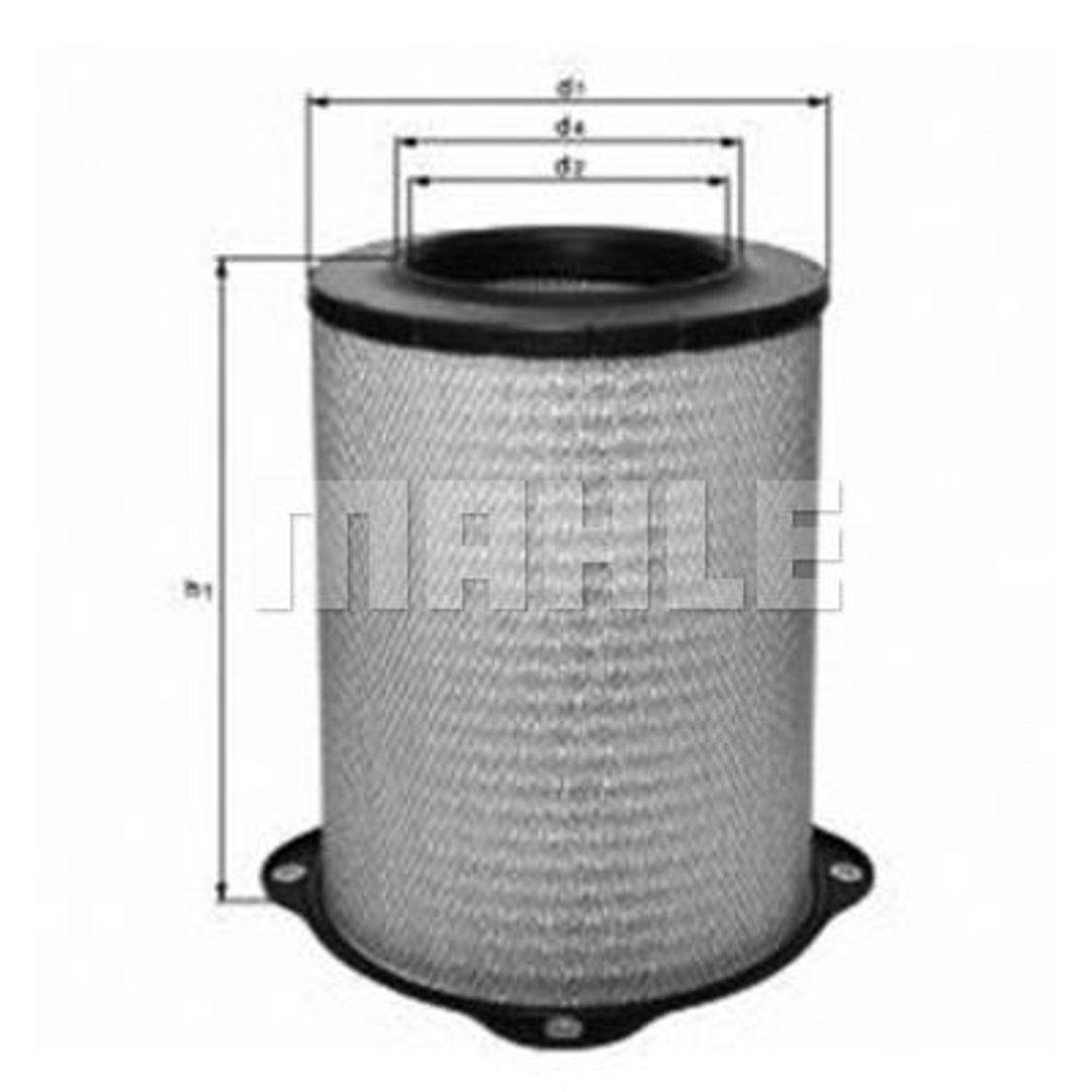 Knecht Filtr powietrza LX 832 LX 832