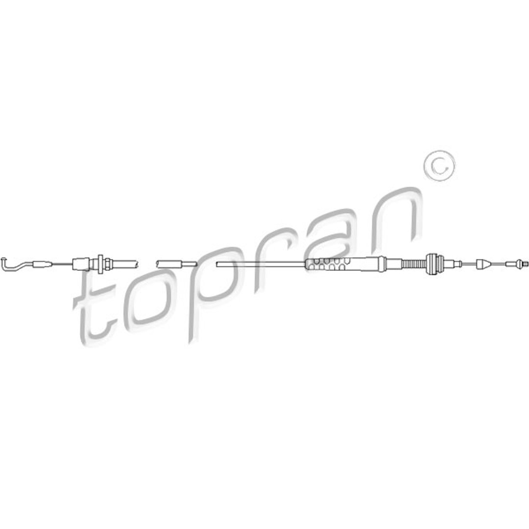 Linka gazu TOPRAN 102 647