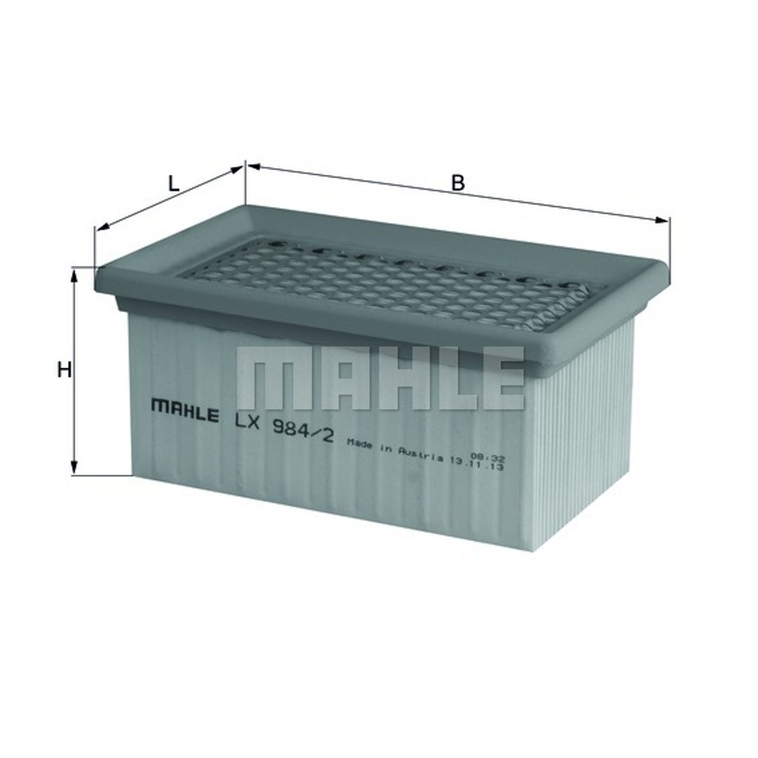 Mahle Filtr powietrza knecht lx984/2 LX 984/2