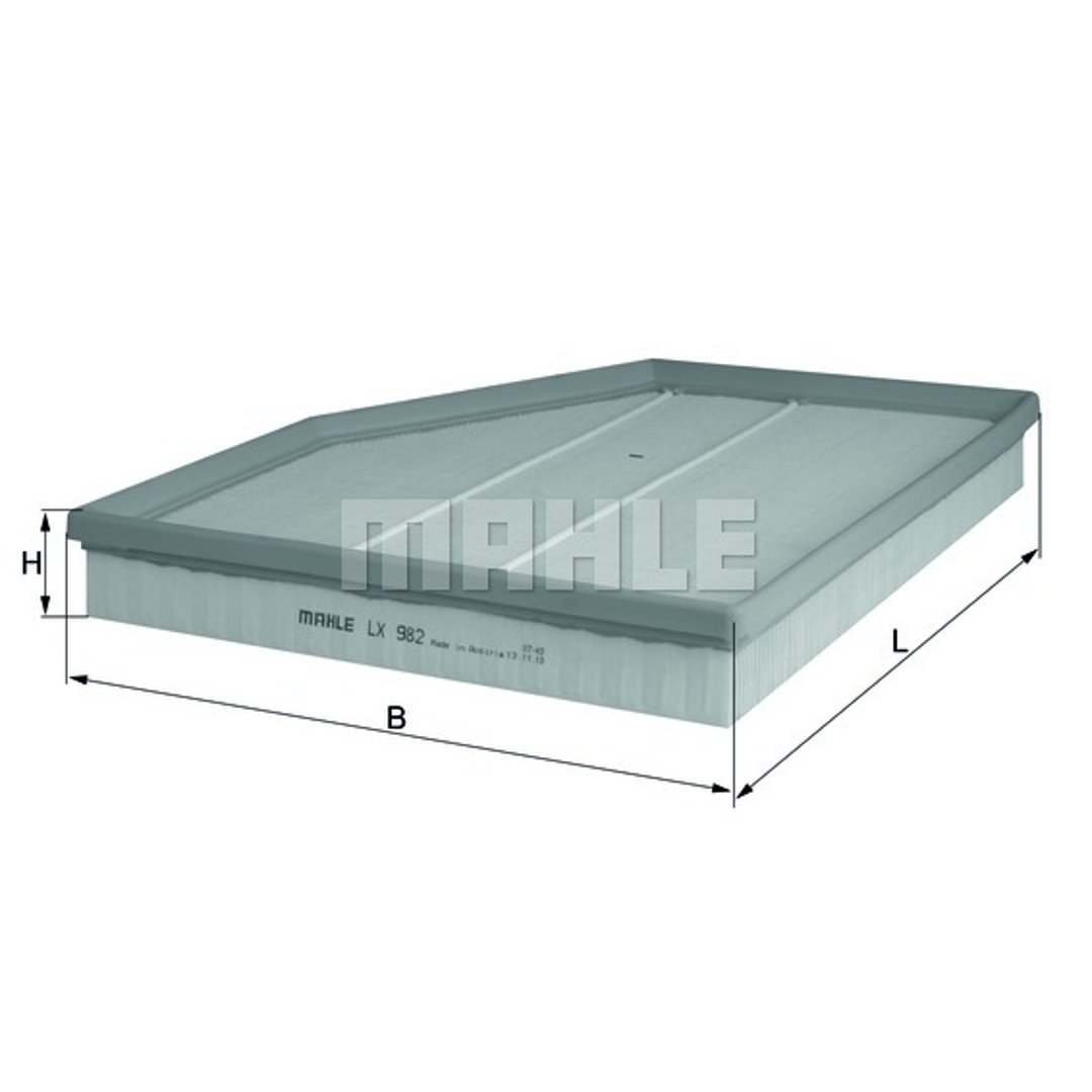 Mahle LX982 - Filtr powietrza - Filtry Knecht/