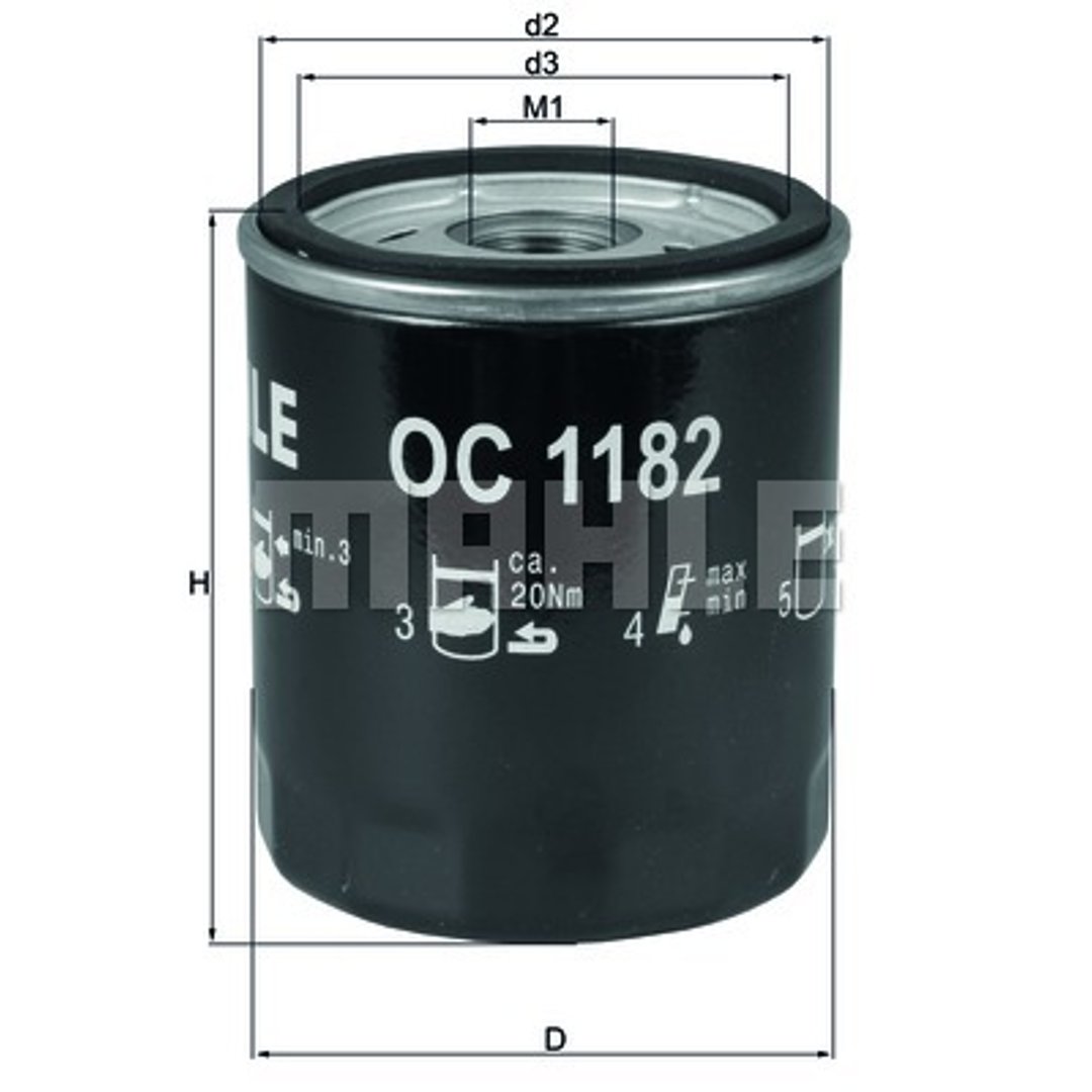 Knecht Filtr oleju OC 1182